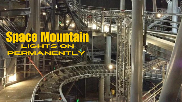 Space Mountain Will Keep the Lights Permanently