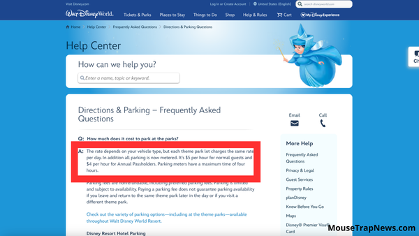 Disney World Adding Parking Meters to Parking Lot
