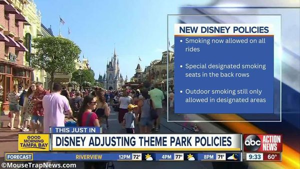 BREAKING: Smoking Now Allowed on All Disney World Rides