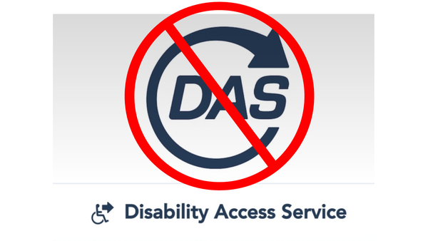 Disney Eliminating Disability Access Service (DAS)