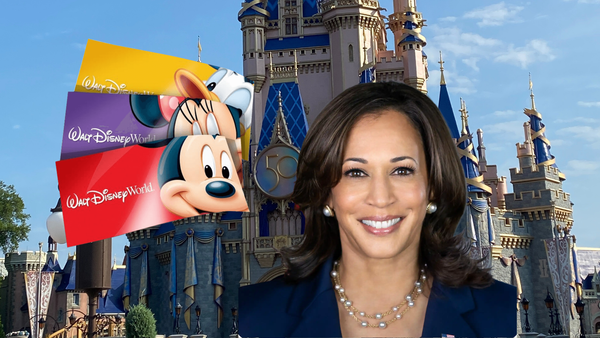Kamala Harris Promises Free Disney World Tickets