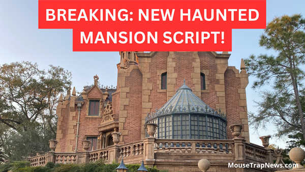 BREAKING: Haunted Mansion is Getting a New Script
