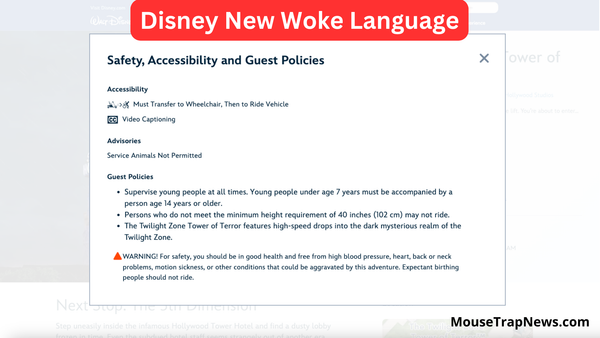 Disney World Going Woke With Language in Parks