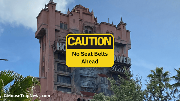 Disney Removes The Seat Belts on The Tower of Terror
