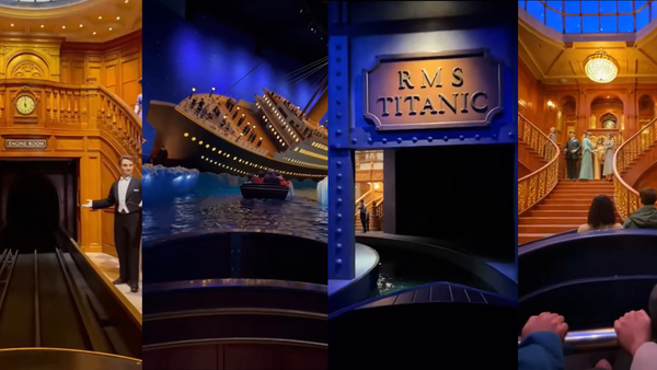More Disney World Titanic On Ride Footage
