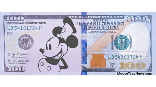 Mickey Mouse Taking Over $100 Bill in 2025