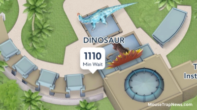DINOSAUR Reaches 1,110 Minute Wait Time on Final Day