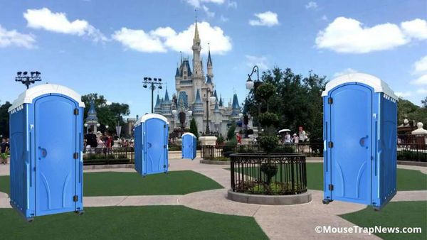 Disney World Adding Porta Potties to Magic Kingdom