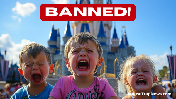 Disney World Bans Crying Inside Their Parks