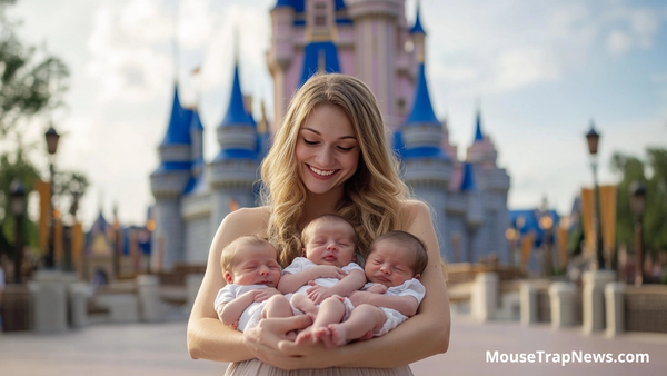 Woman Gave Birth to Triplets Inside Disney World