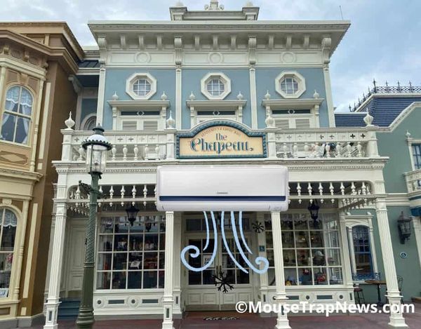 Disney World Outdoor Air Conditioning Being Installed