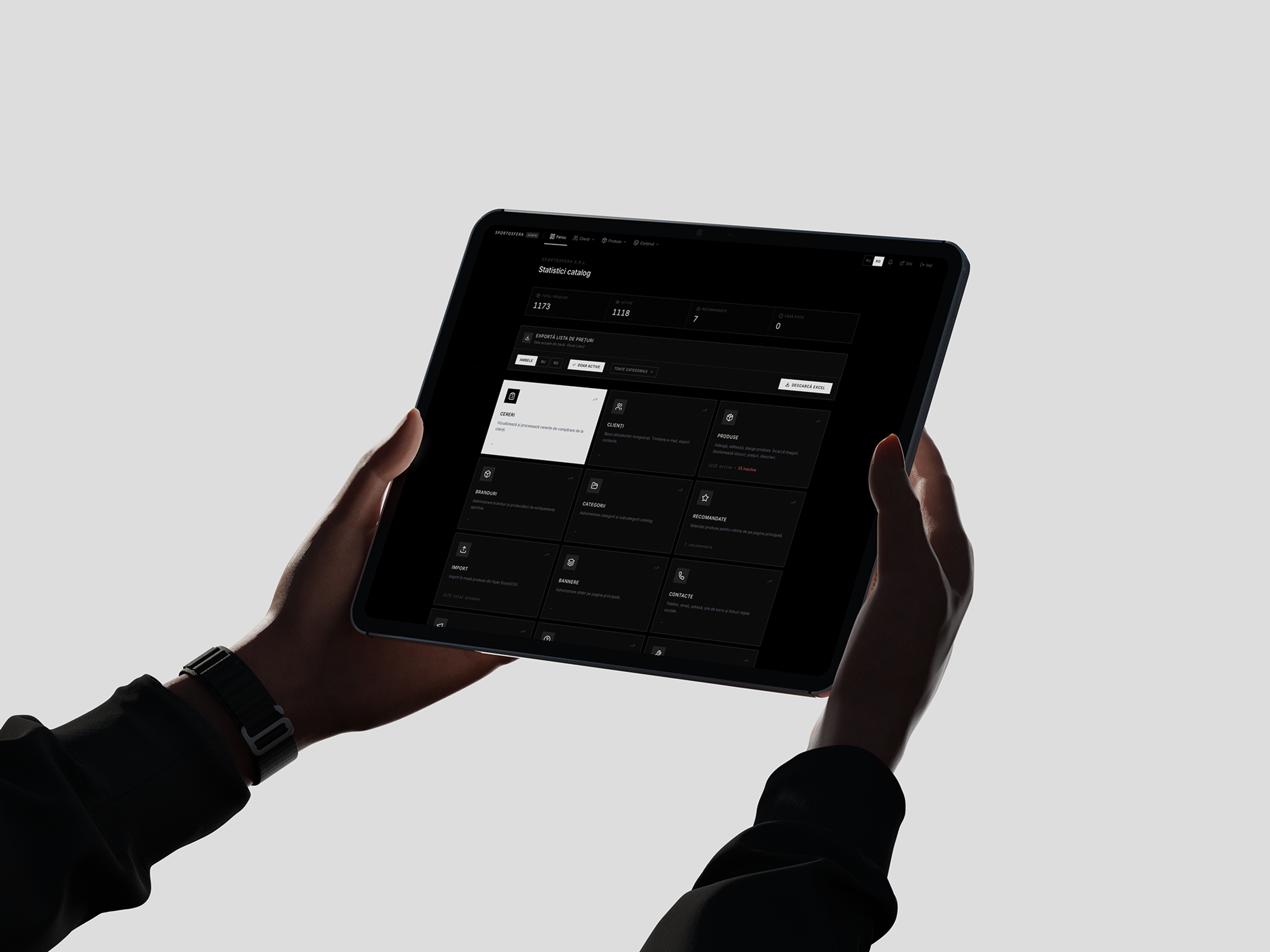 Sporto | B2B wholesale screen 1