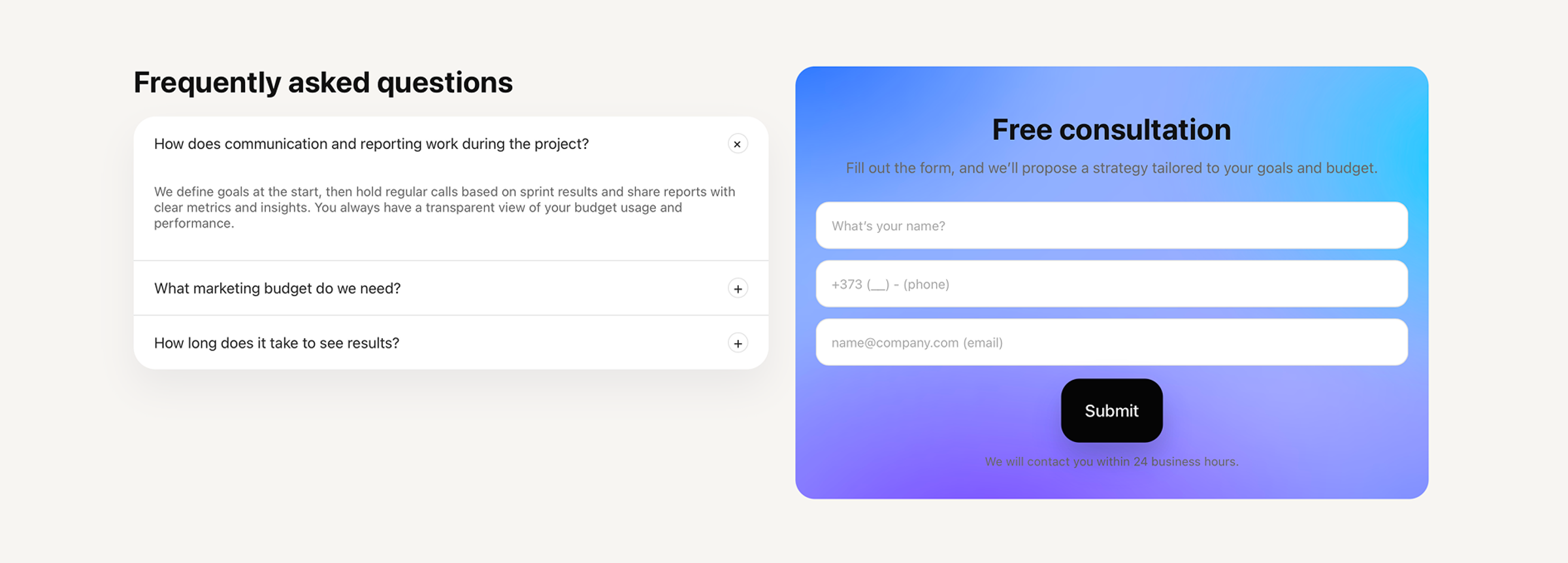 GrowUp Agency screen 2