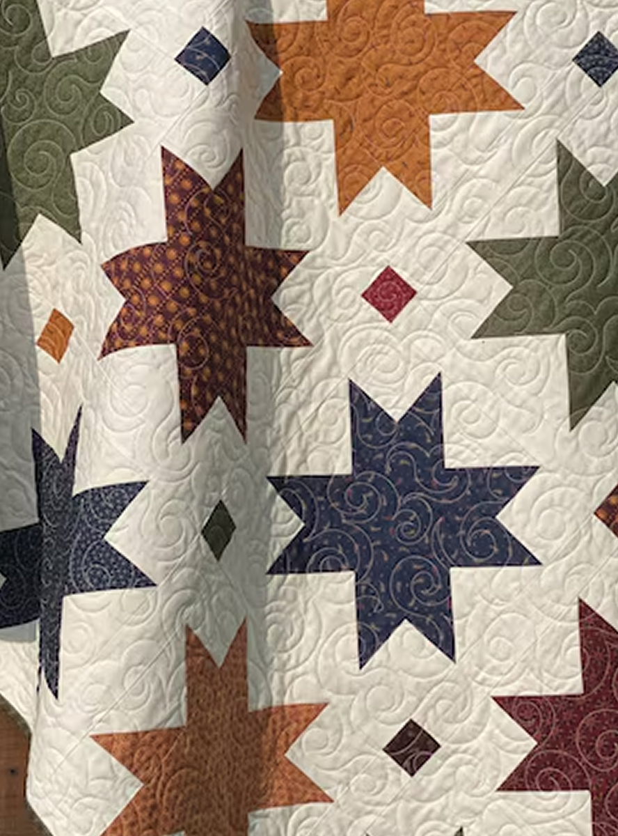 While on one of the properties we honed in on quilts, and the universal patterns that have been used over generations.