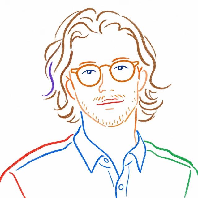 Line drawing of Avery Houser