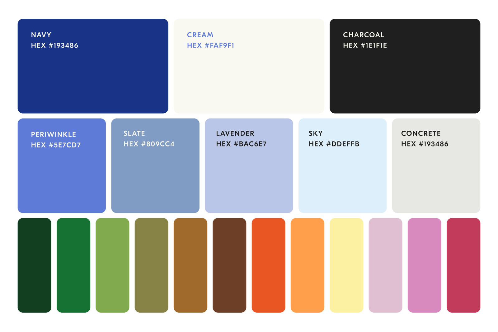We love the sky-based, rich hues and palettes of Baba. They are so relaxing.