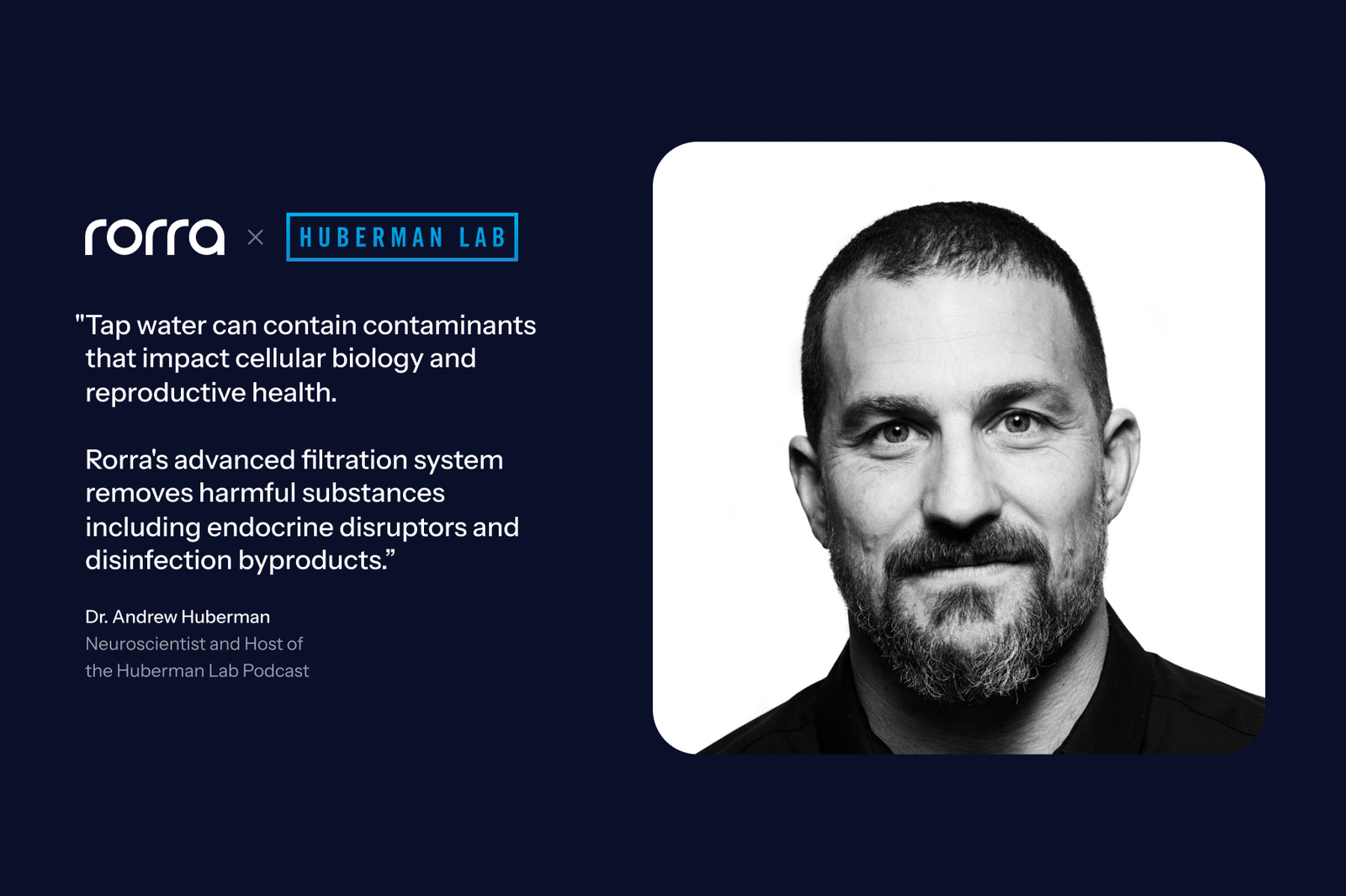 It was an honor to carefully integrate Dr. Andrew Huberman and his brand's language into the Rorra world.
