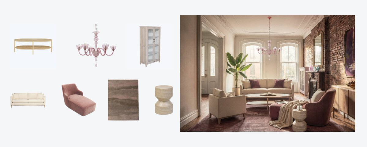 A visual example showing the brand's real products, and how the are ultimately entered into the environment.