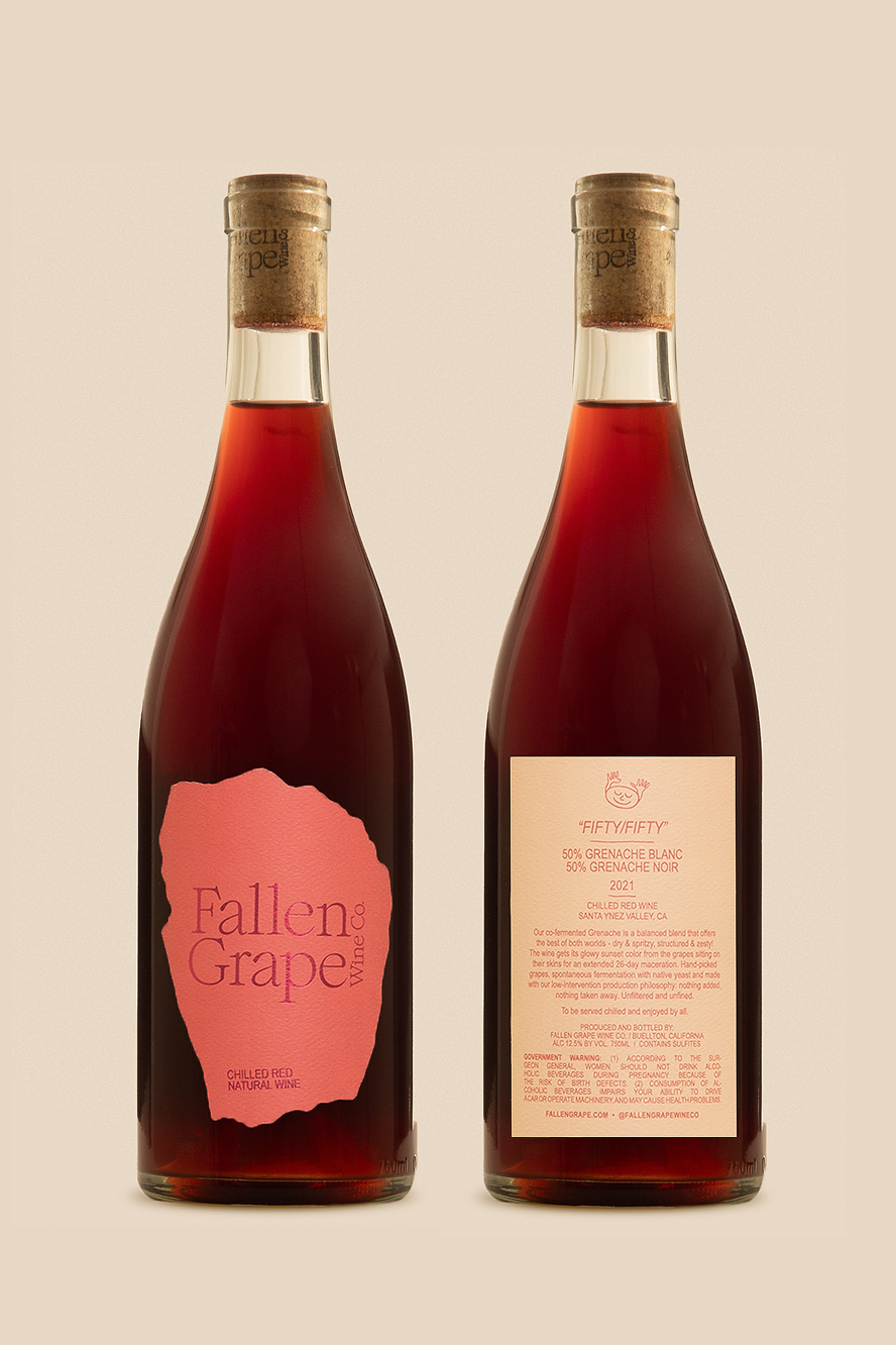 Mother and Fifty/Fifty bottles side by side.