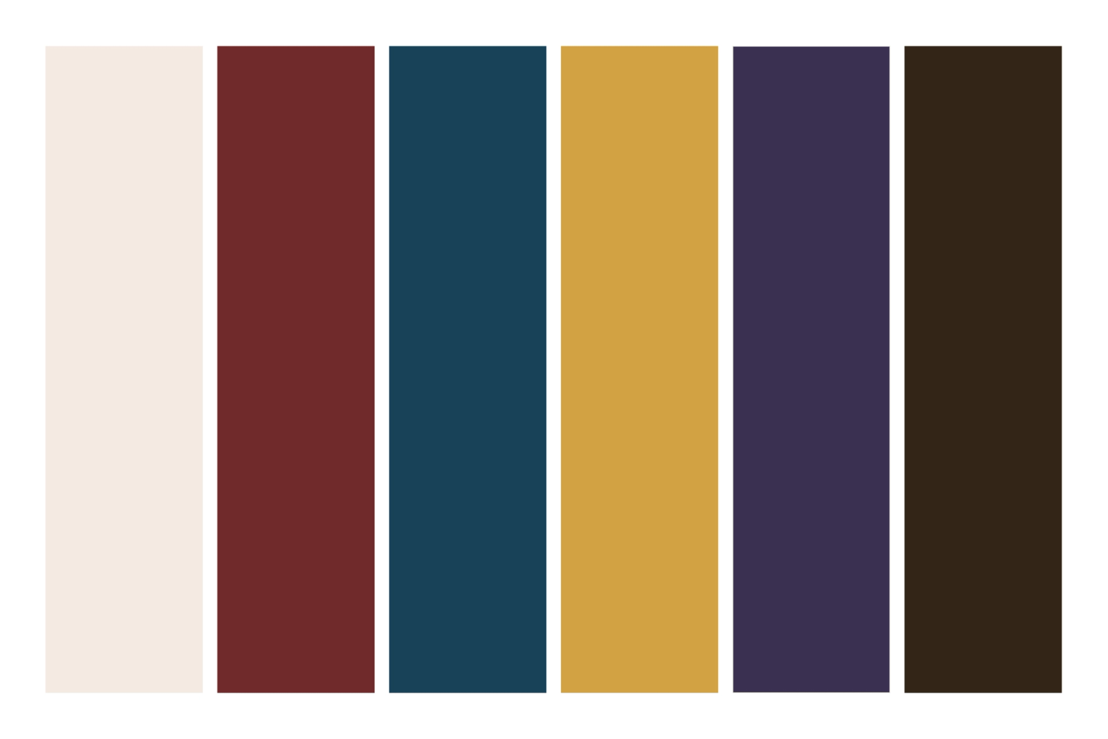 The brand colors represent the plains, mountains, fields, and sky we saw firsthand.