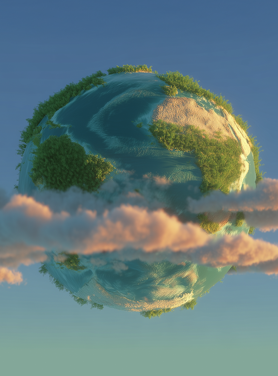 Using generative tools, Rise Plasma has a unique combination of nature and science visuals that feel completely original.