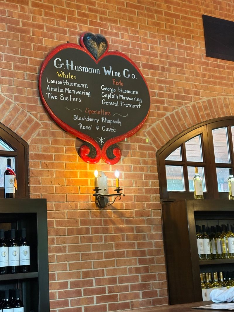 A cool glass of Louise Husmann wine was refreshing and a good blend of flavors.