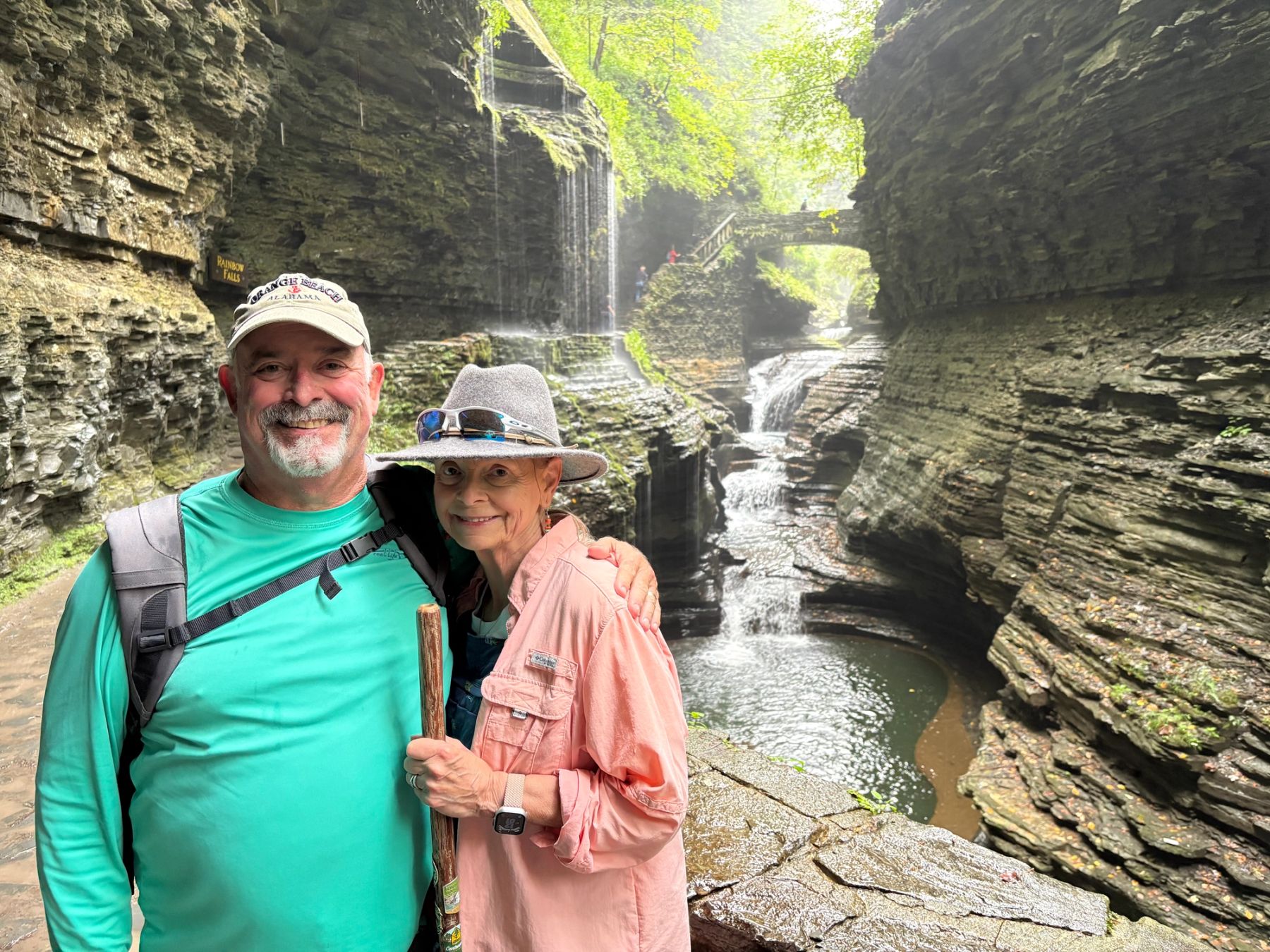 Watkins Glen Gorge at Rainbow Falls