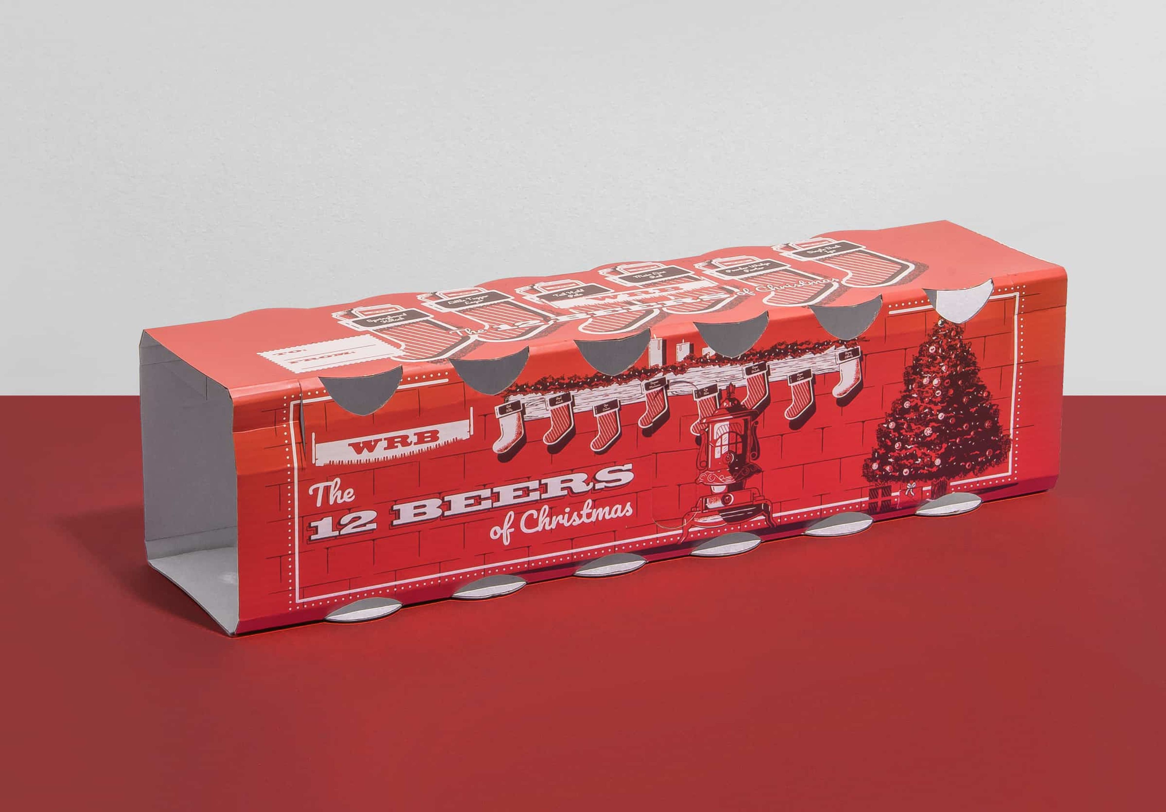holiday packaging for beer beverage cans