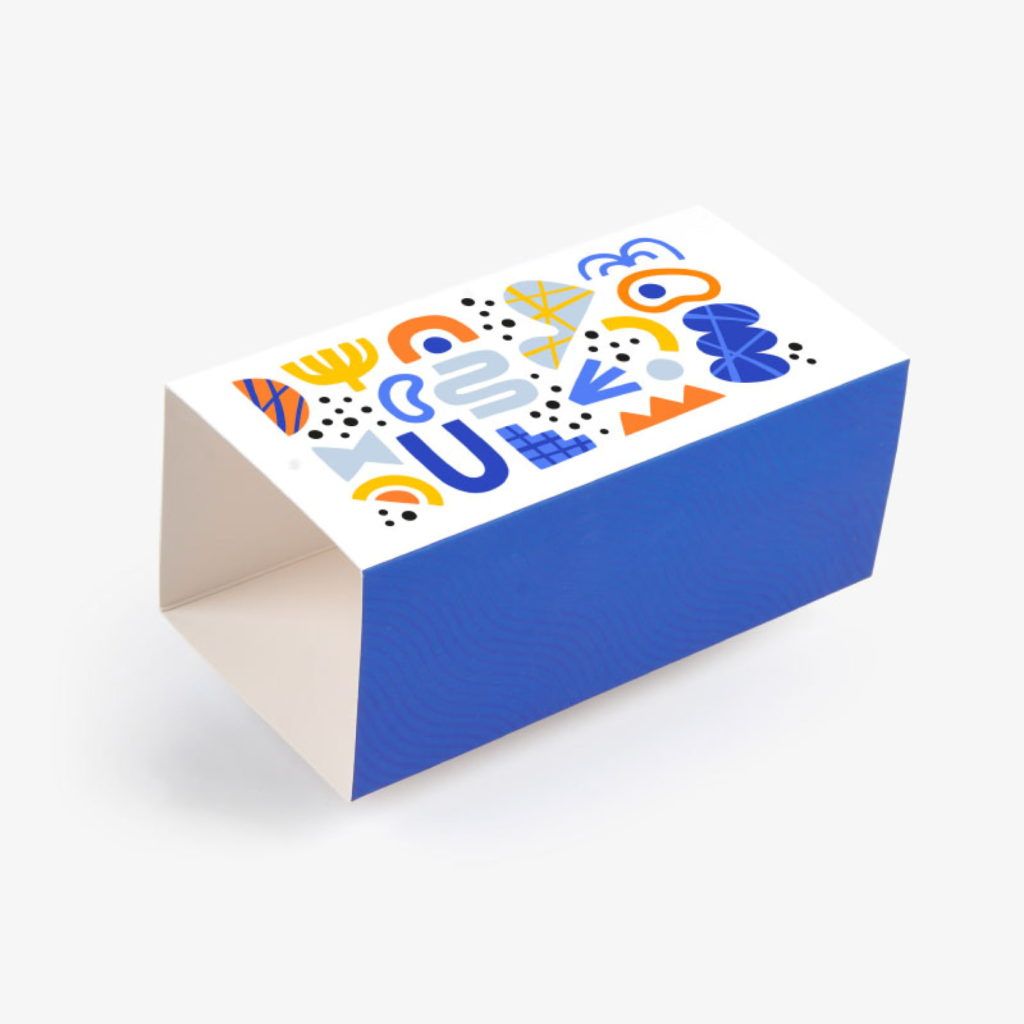 Paper folding carton sleeve.