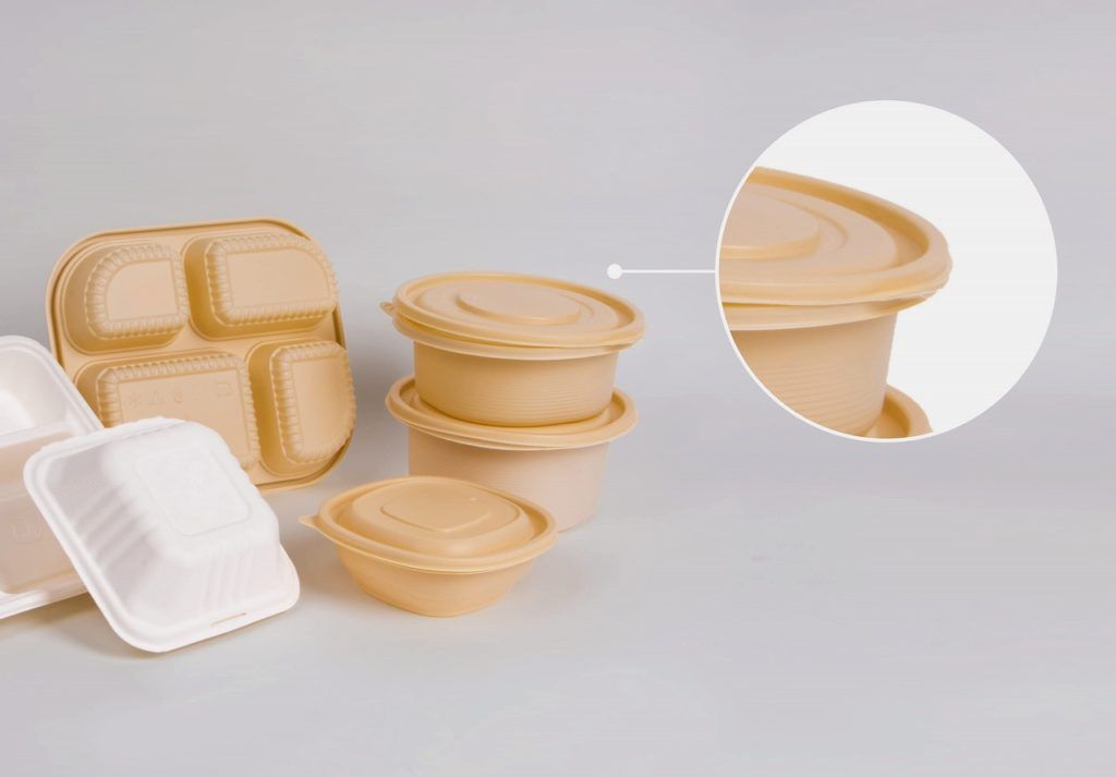 Example cornstarch earth friendly packaging material