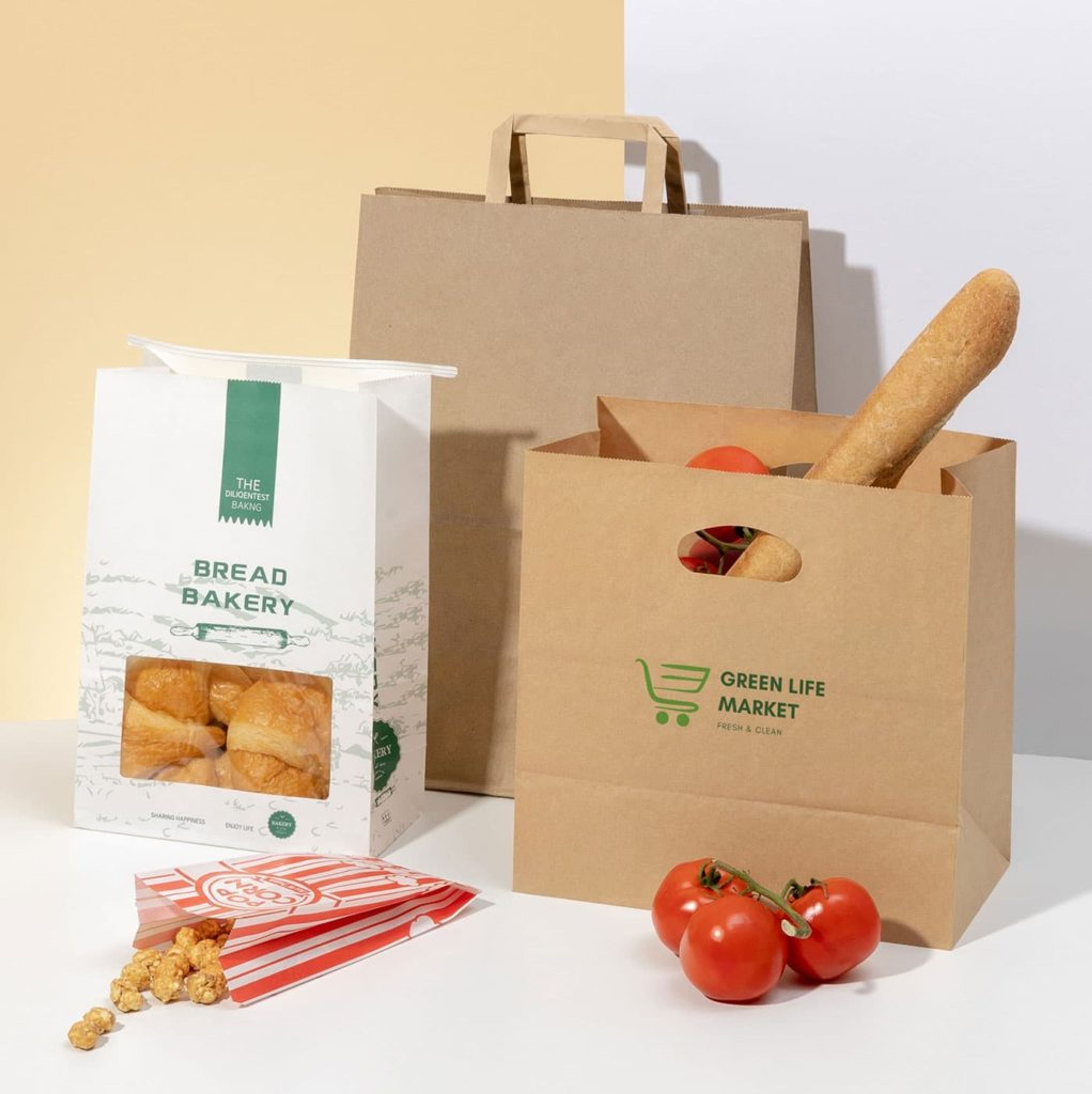paper shopping bags example