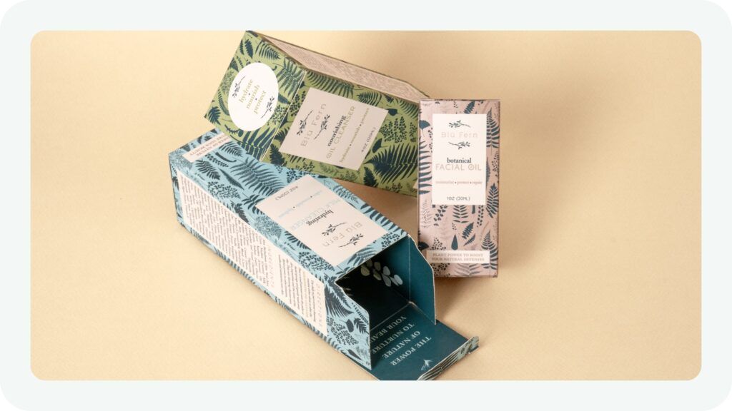 Image of folding carton boxes