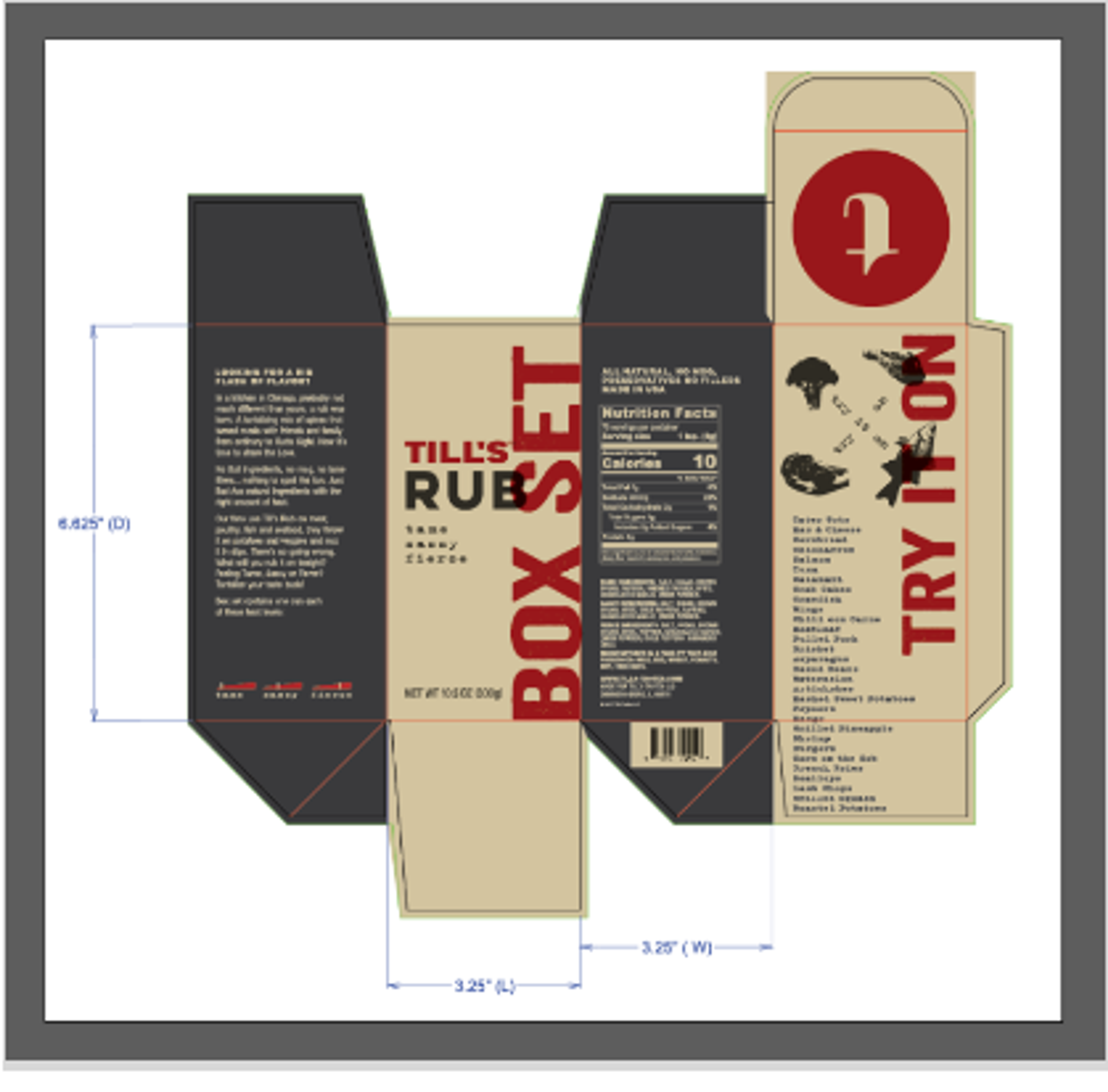 Merging the artwork with the custom packaging dieline.