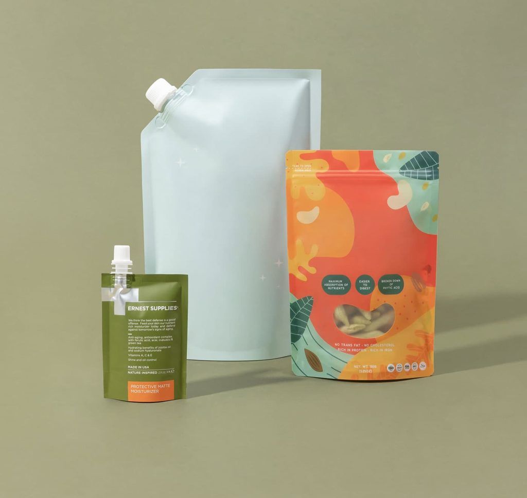 Example of stand up pouches