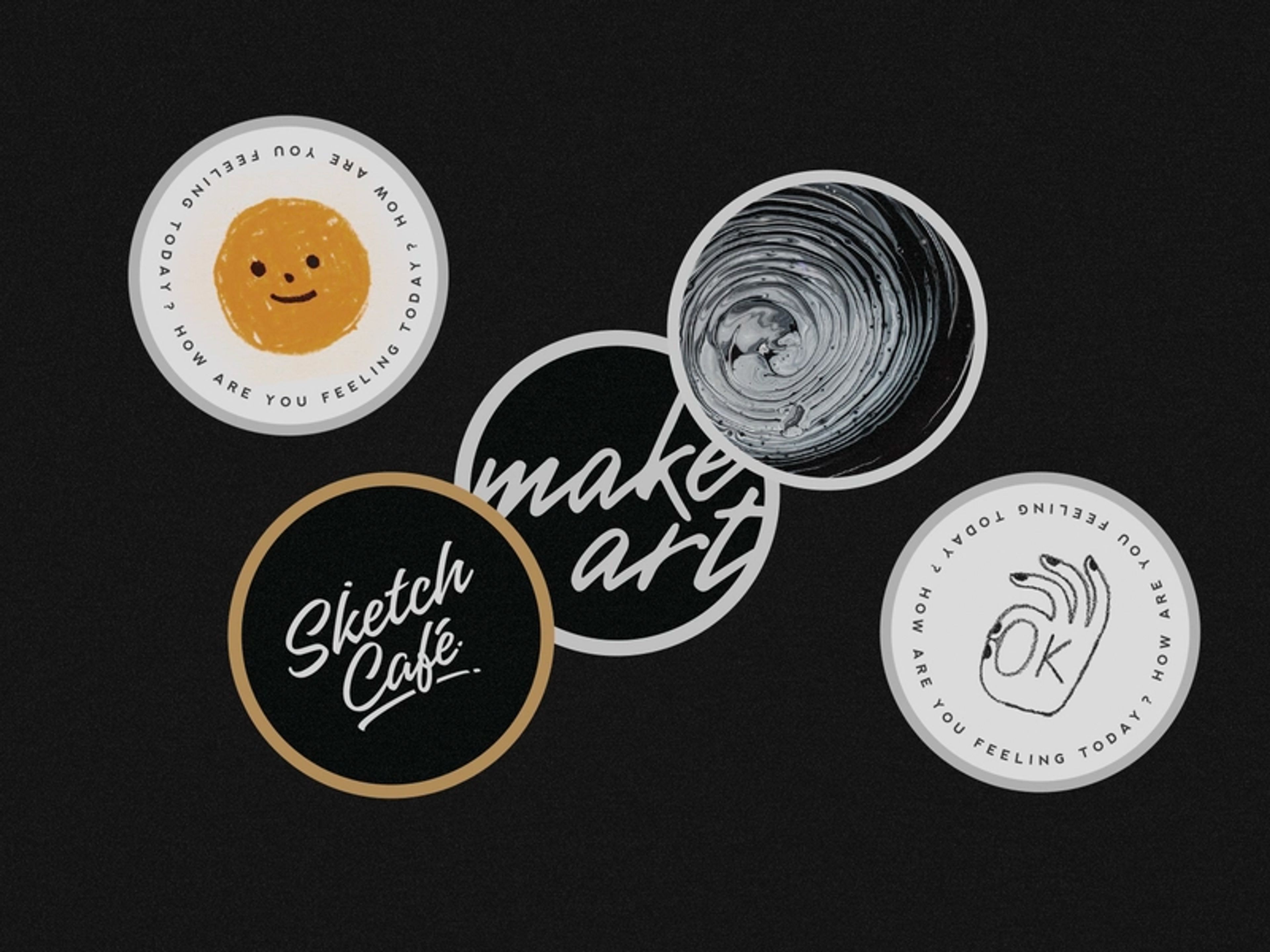 Example of Matte stickers