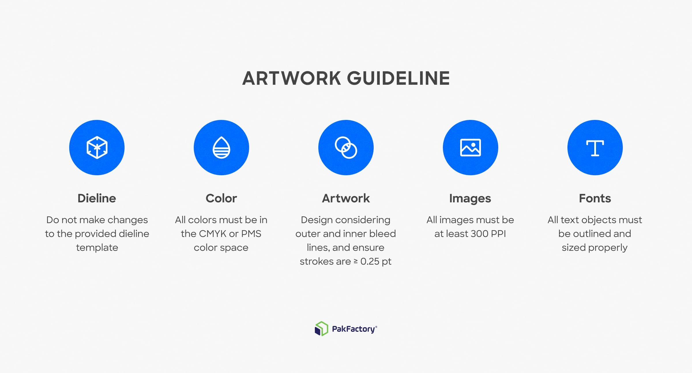 artwork guideline for prepress and print