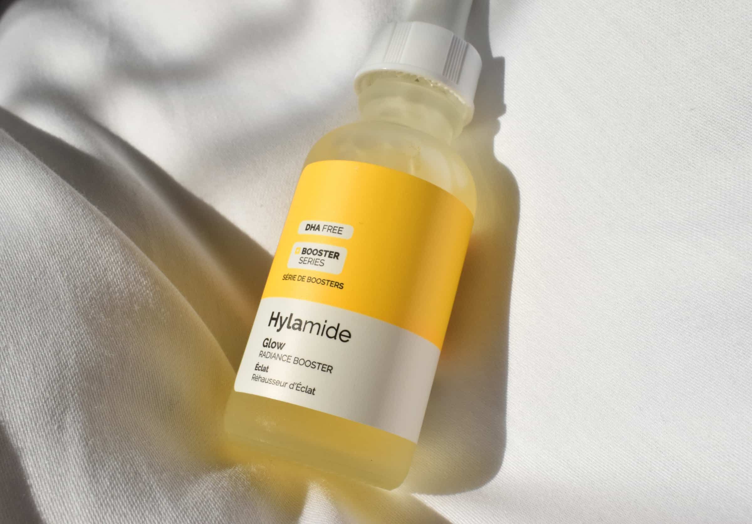 soft touch vinyl label on cosmetic drop bottle