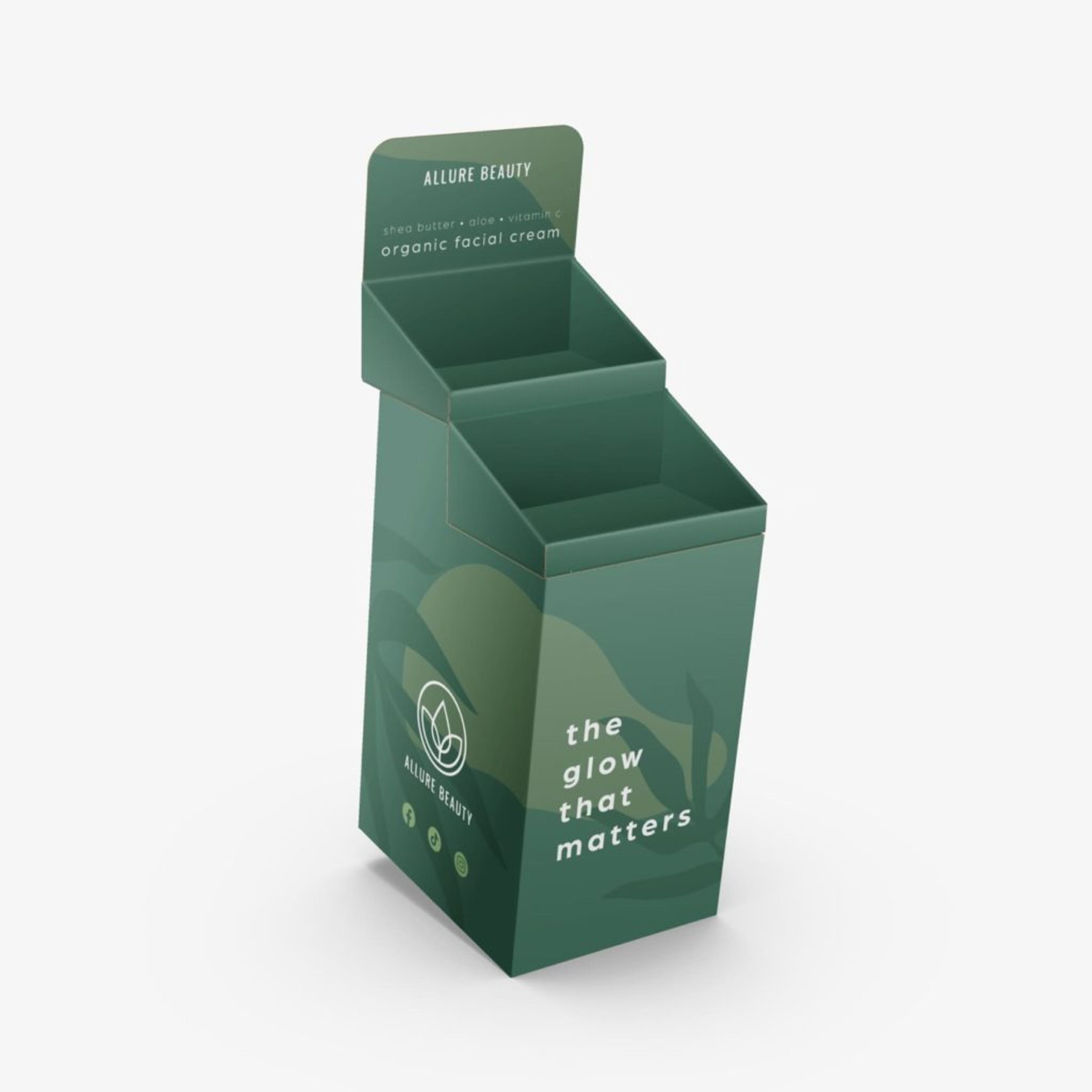 tray floor display stand