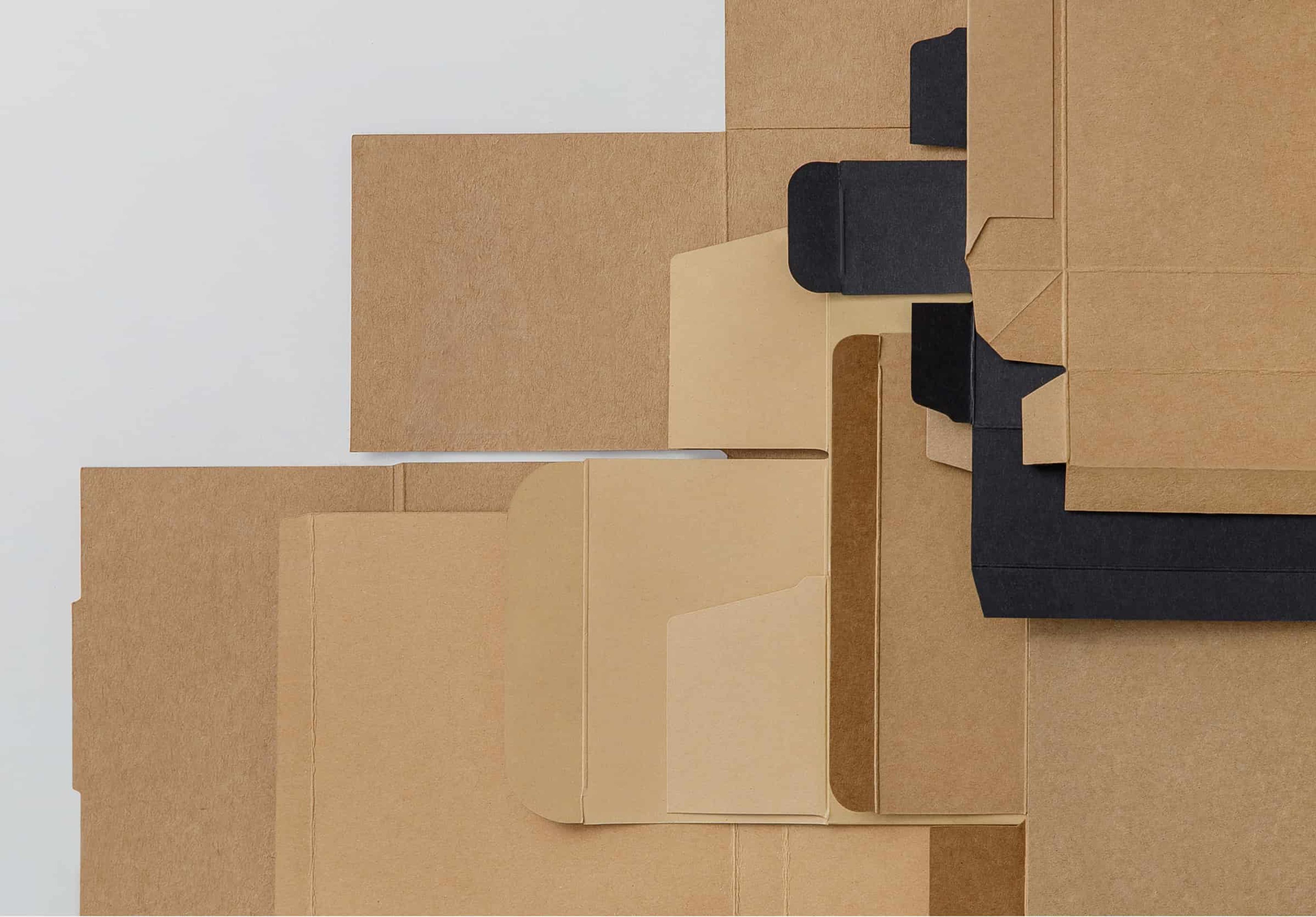kraft paper liners and flat lay boxes