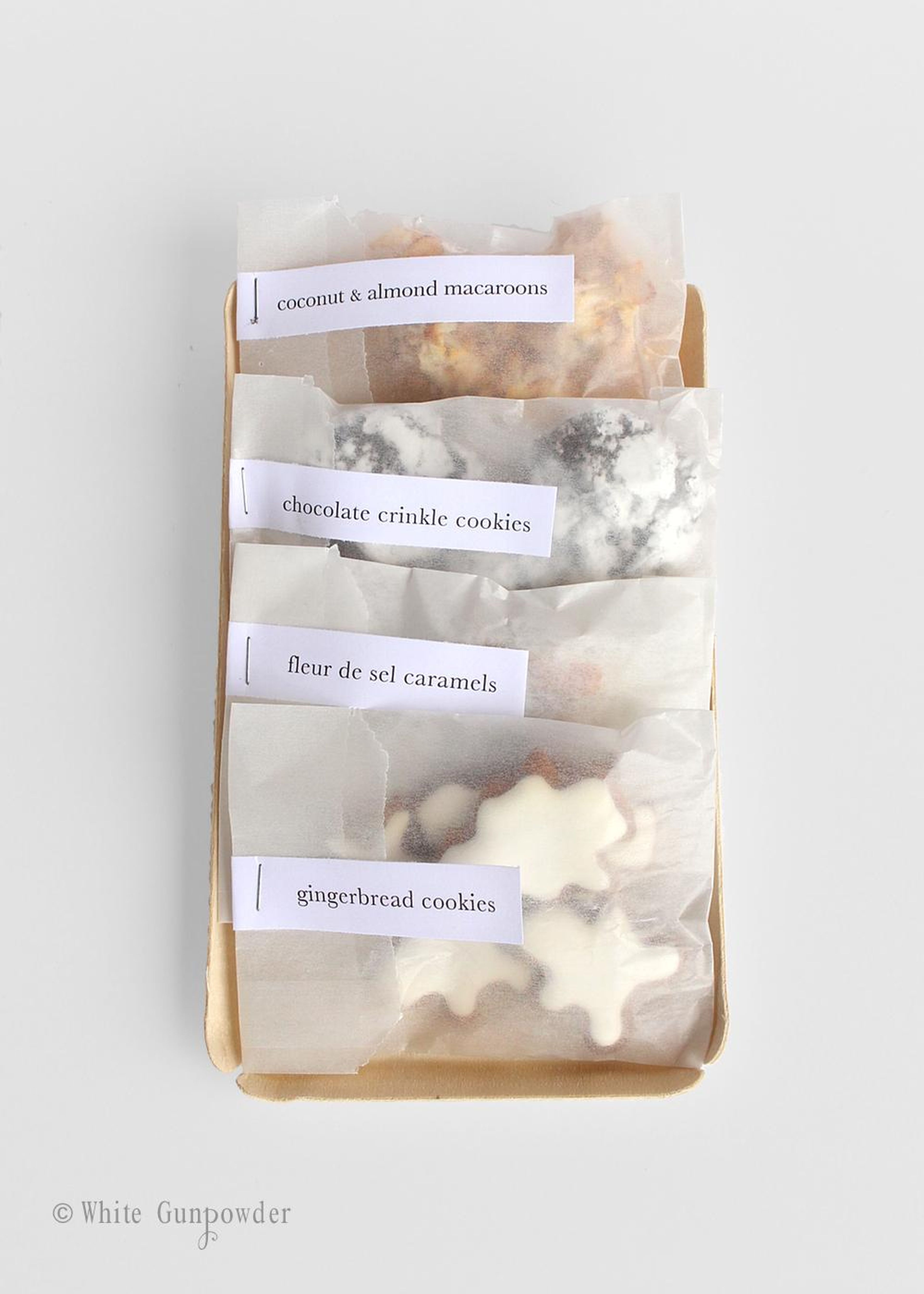 Example of glassine paper