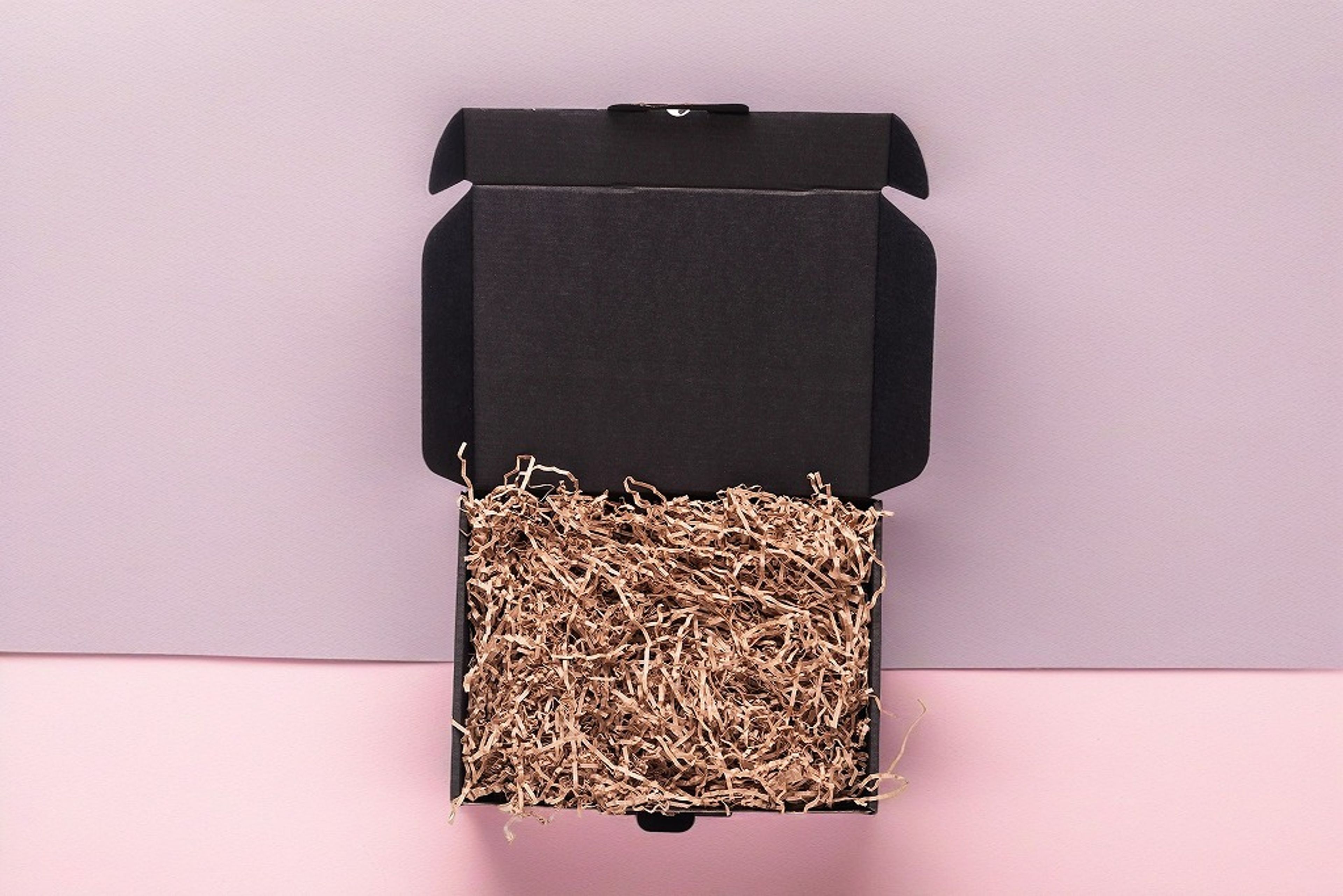 Wood Excelsior Fillers in Product Box