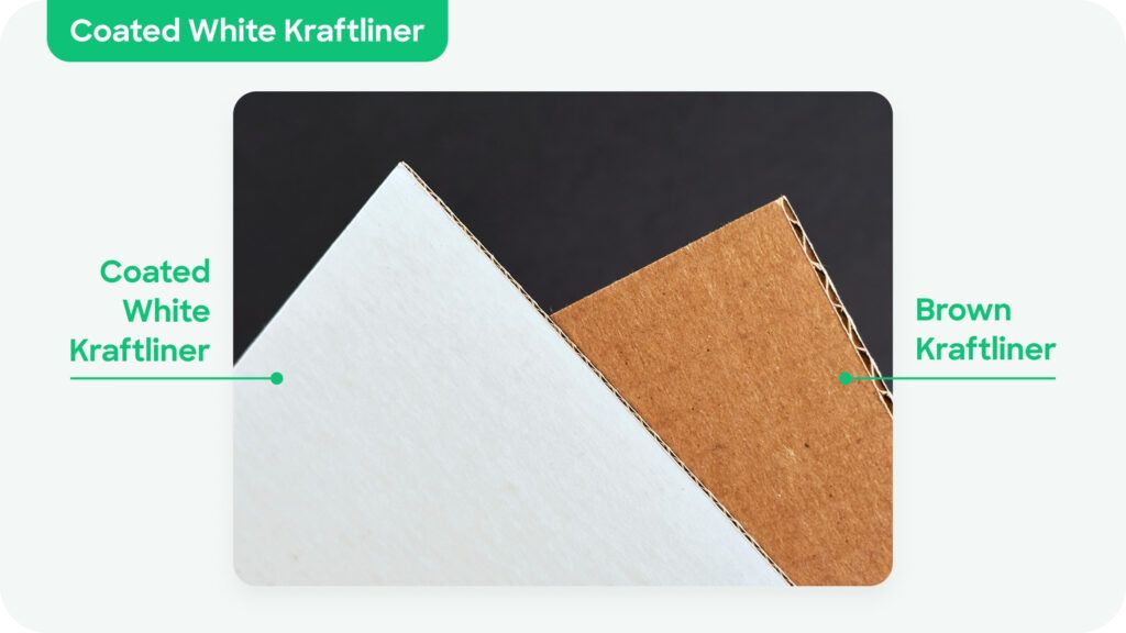 Difference between coated and uncoated linerboard