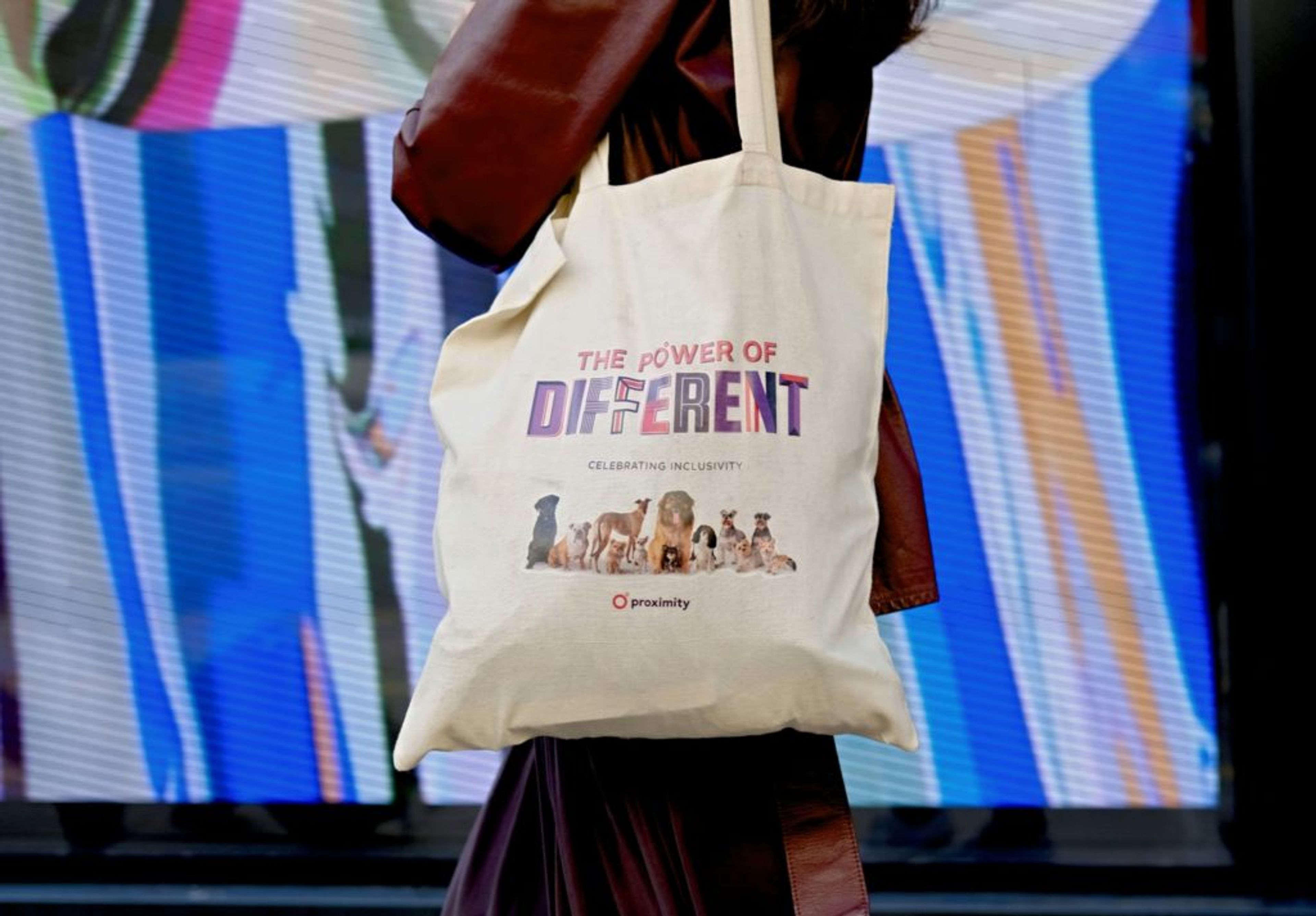 Example of digital printing reusable bag