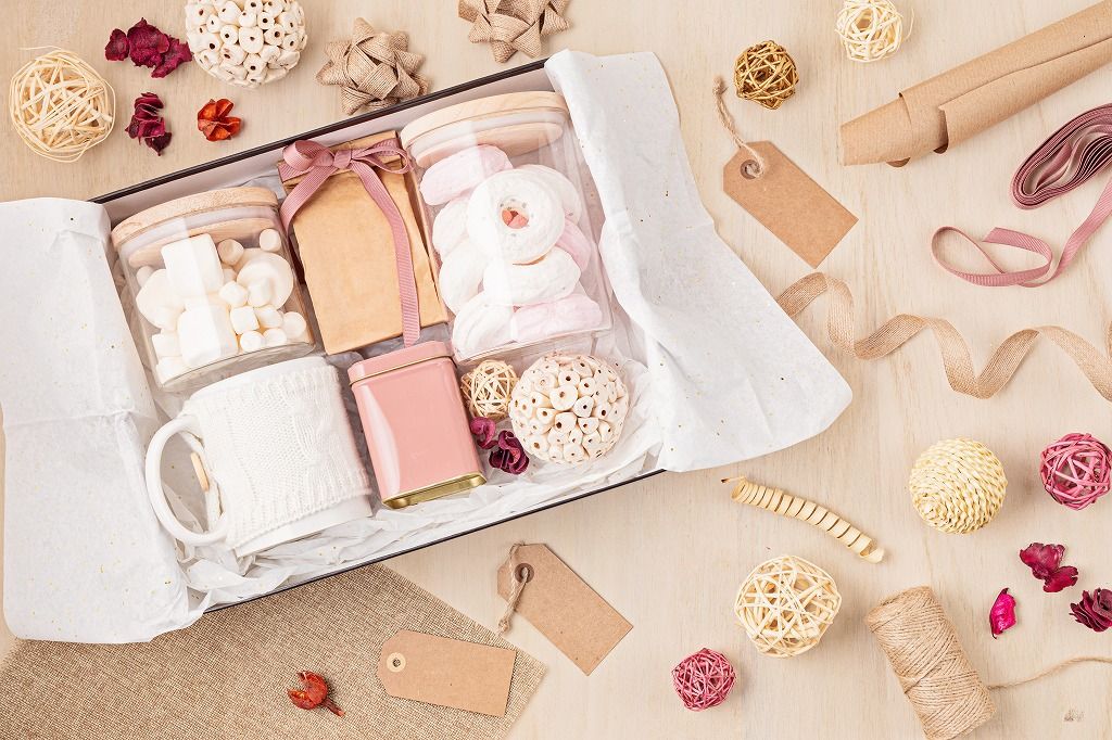 Gift Box Filled with Fillers