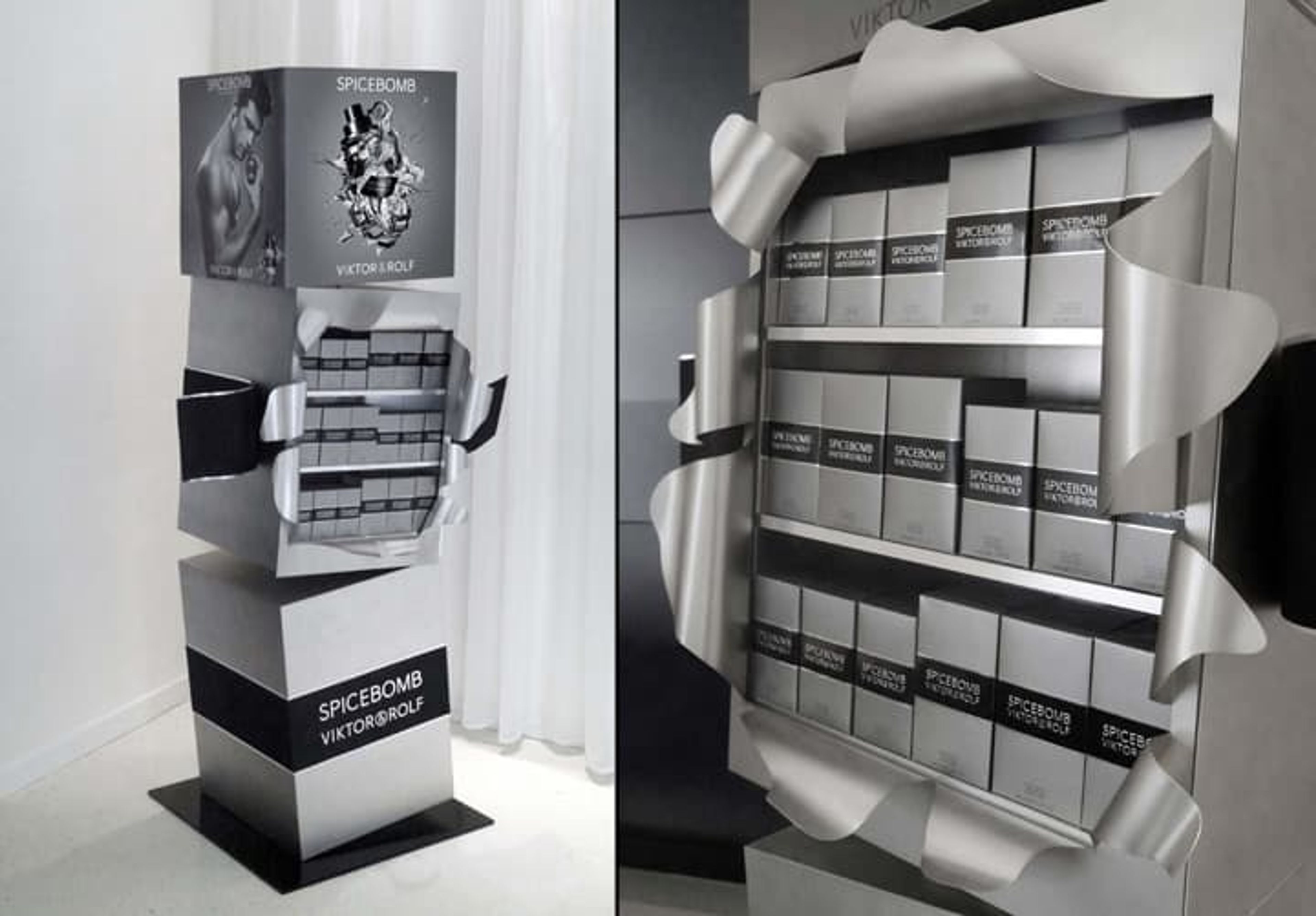 Example of retail display elements