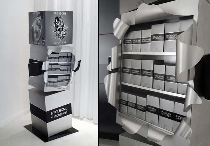 Example of retail display elements