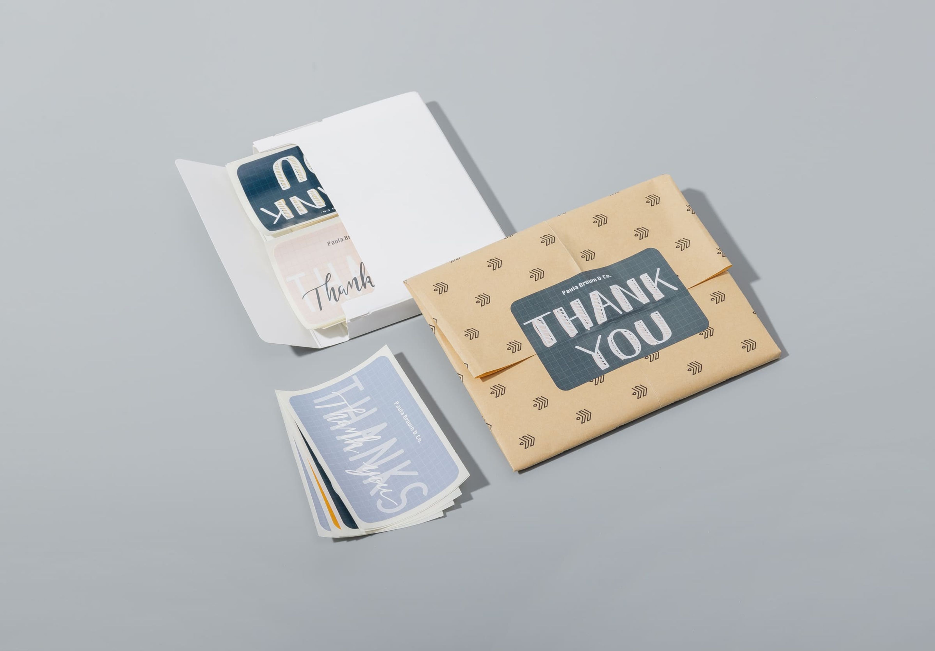 Stickers and labels for packaging.