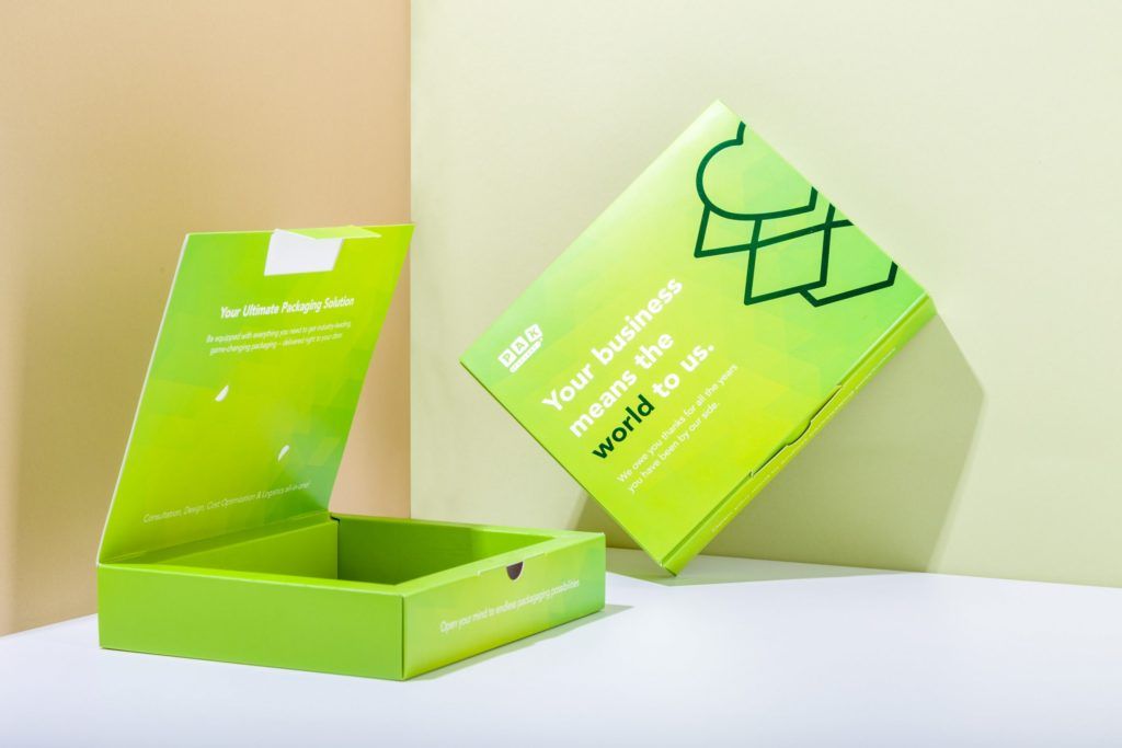 Custom retention box for PakFactory's loyal customers.