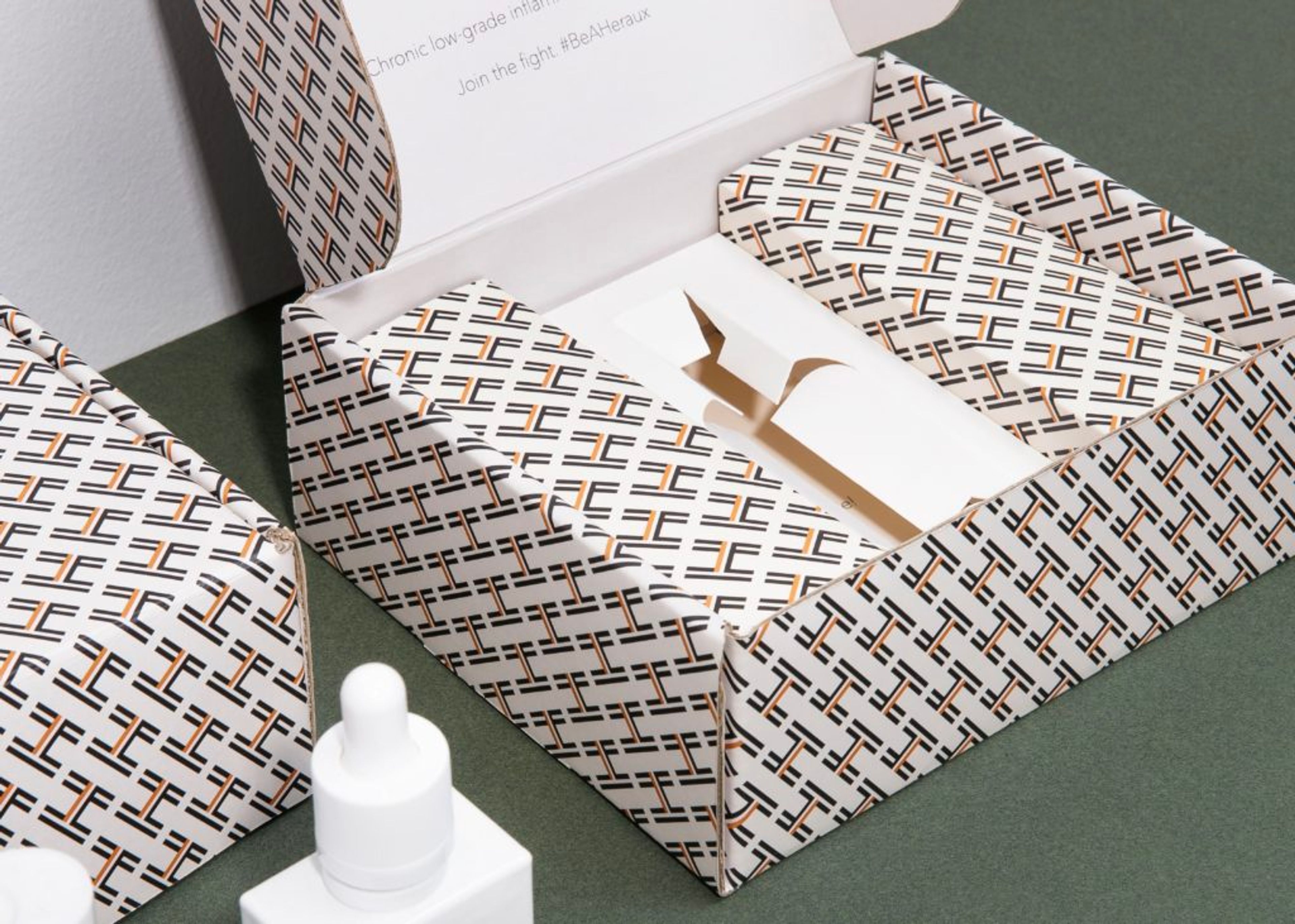 Example of printed corrugated boxes