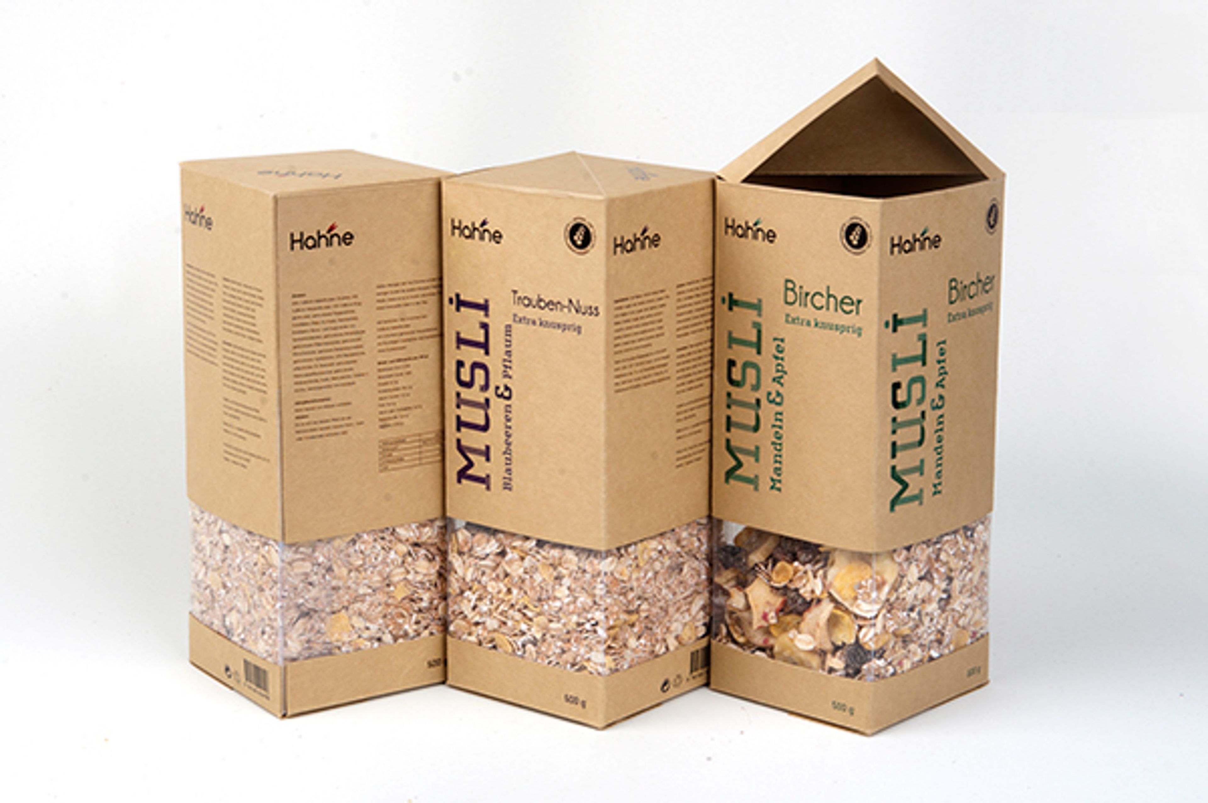 Example of mixing different post consumer materials